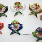 Sale! 50 18mm Fish Mix Handmade Cloisonne Beads