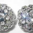 1 Swarovski Ball Pendant 30mm Rhodium / Crystal  T32