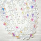 2 Strands 6mm Genuine Crystal Bicone Clear AB Beads