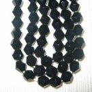 2 Strands 6mm Genuine Crystal Bicone Jet Black Beads