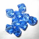 24 Swarovski Crystal Beads 6mm Bicone Sapphire # 5301
