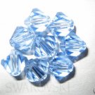 24 Swarovski Crystal 6mm Bicone Light Sapphire # 5301