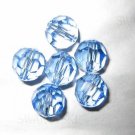 12 Swarovski Crystal 8mm Round Light Sapphire # 5000