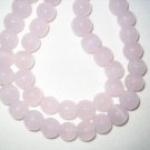 2 Strands 10mm Round Rose Pink Quartz Stone  Beads