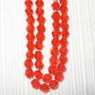 2 Strands 4mm Genuine Crystal Beads Bicone Hyacin