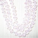 2 Strands 4mm Genuine Crystal Beads Bicone Pink