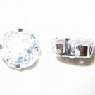 4 Precious Gem Stone 12mm Rose Montees Beads 4holes AS6