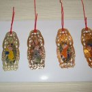 4 Chinese Cloisonne Monkey Year Bookmarks. B8