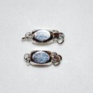 NEW! 10 5X8mm Silver Necklace Metal Clasp Clasps - K43