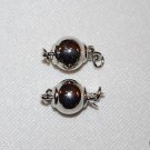 20 8mm  Rhodium Necklace Metal Ball Clasp Clasps - K12