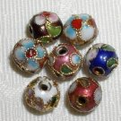 100  8mm  Handmade Mix Cloisonne Beads