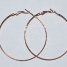 5 Sets 1 3/4'' Copper Hoop Earrings  - E45