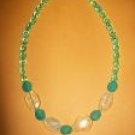 Turquoise Fashion Glass Necklace