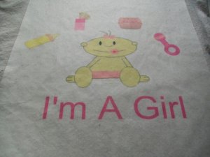 Goody Shack Exclusive I'm a Girl Diaper Bag/ Tote