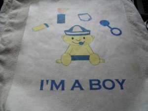 Goody Shack Exclusive I'm a Boy Diaper Bag/Tote
