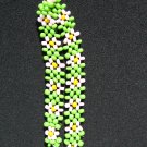 Pink daisy childrens' bracelet