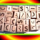STAMPIN UP ALPHABUILDERS - RETIRED