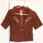 Urban Outfitters Lux Brown Fitted Cute Blazer Jacket S