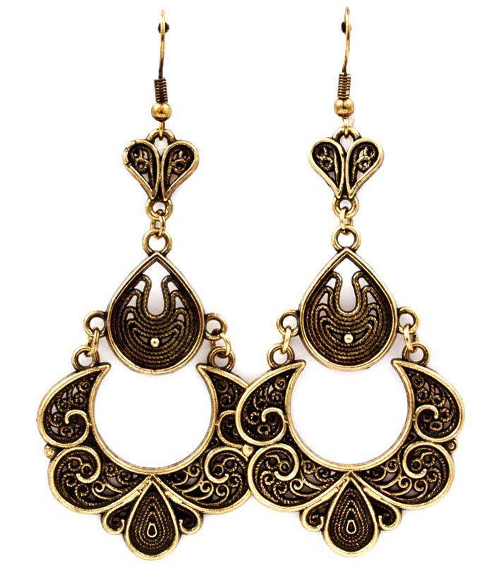 Crescent Dangle Earrings