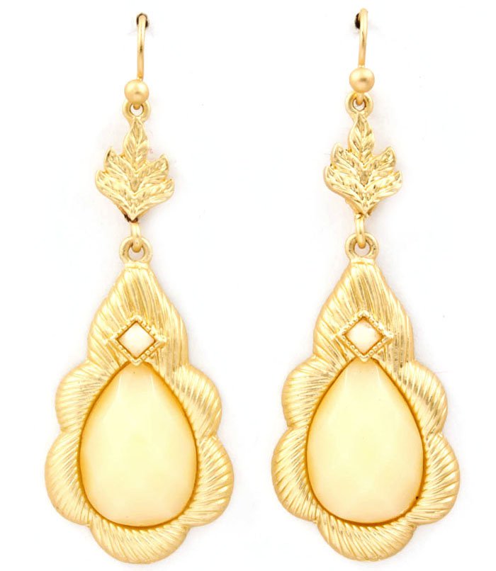 Matte Finish Formica Dangle Drop Earrings