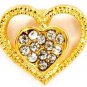 Double Heart GT Crystal Earrings