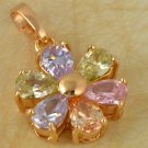 9k Gold Filled Flawless Zirconia Pendant