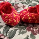 Baby Toddler Orange Sherbet Mary Jane Booties