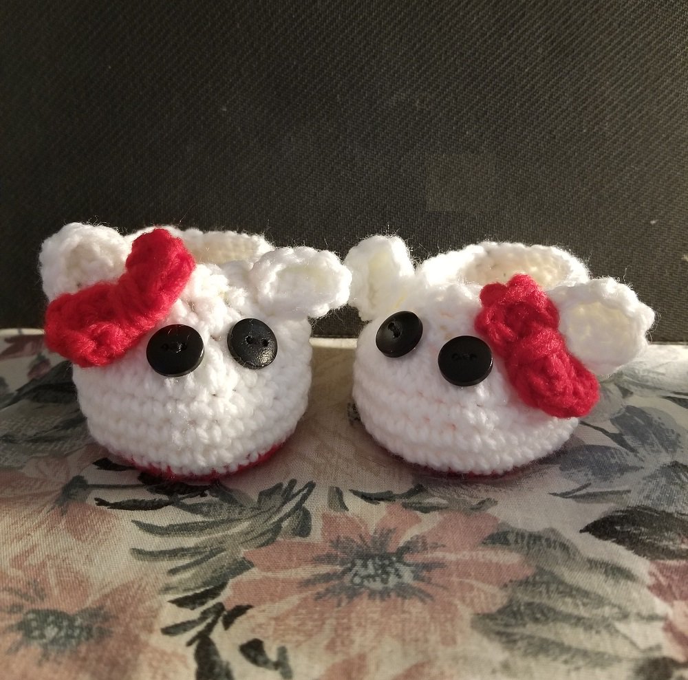 Toddler Kitty Slipper Booties