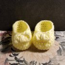 Yellow Toddler Baby Ballet Slipper Shoe Booties