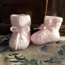 Pink Newborn Baby Toddler Boot Shoe Slipper Booties