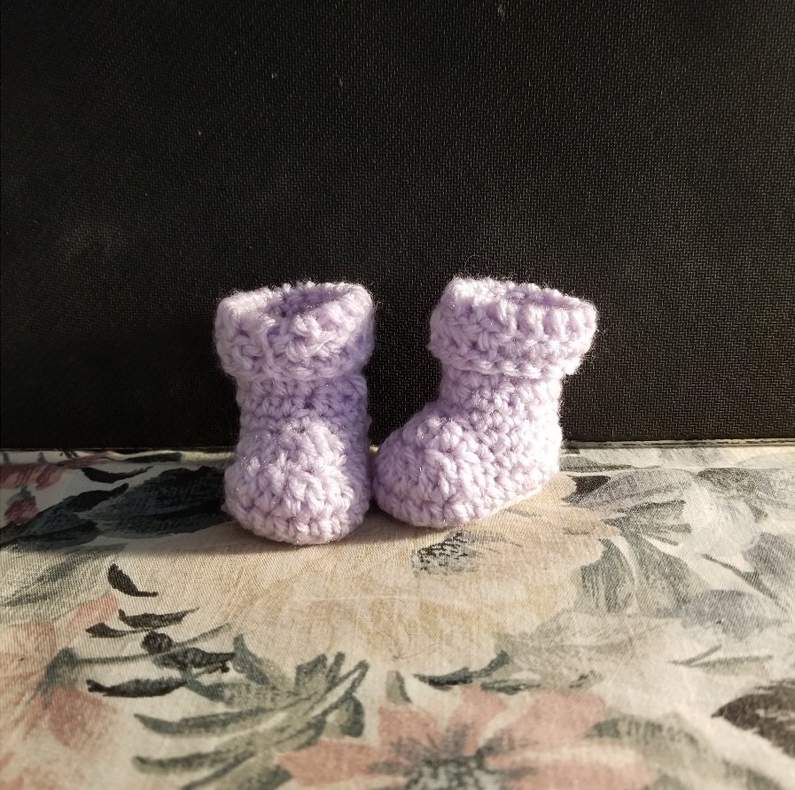 Orchid Cuff Premie Boot Shoe Slipper Booties