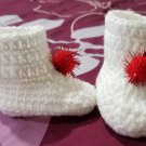 Berry Pom Pom Baby Toddler Boot Shoe Slipper Booties