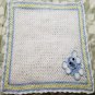 Blue Elephant Crochet Baby Blanket