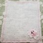 Pink Elephant Crochet Baby Blanket