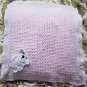 Pink Bear Crochet Baby Blanket
