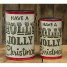 Holly Jolly Buckets set of 2