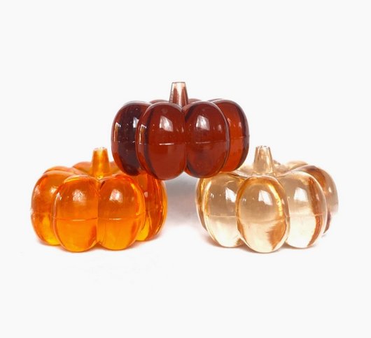 Crystal Pumpkins set of 3