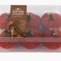 Orange Velvet Pumpkins 6 piece set