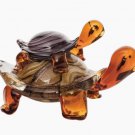 Turtle With Baby Glass Art