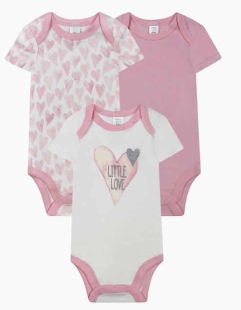 3-pack Short Sleeve Onesie
