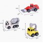 8-piece Pull Back Construction Cars