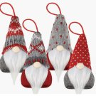 4-piece Christmas Gnome Ornaments