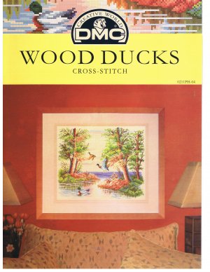 DMC's WOOD DUCKS Counted Cross Stitch Pattern
