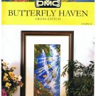 DMC's BUTTERFLY HAVEN Counted Cross stitch Pattern