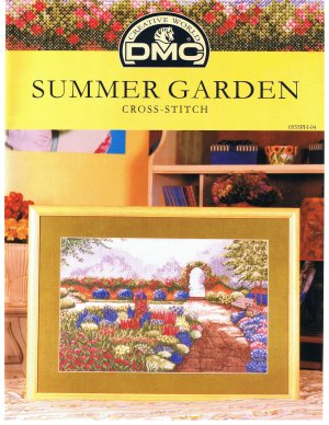 DMC's SUMMER GARDEN Counted Cross Stitch Pattern