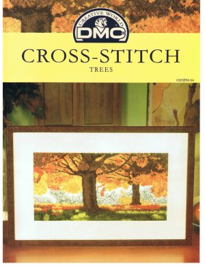 DMC's TREES Counted Cross Stitch Pattern
