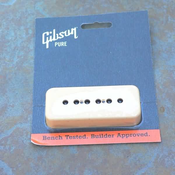 Genuine Gibson P-90 P90 pickup Cover Soapbar CREME
