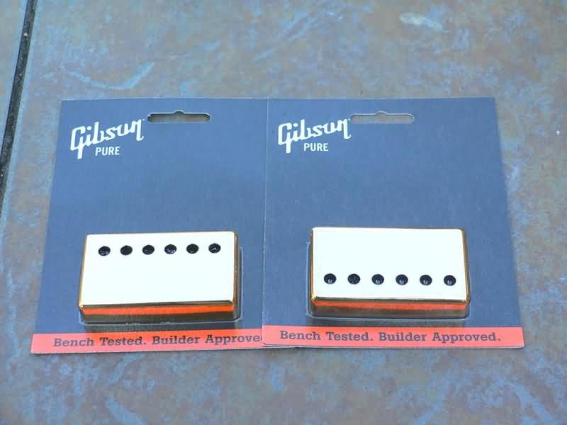 Genuine Gibson Les Paul pickup Covers set GOLD