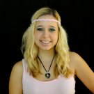 Braided Headband (Light Pink & White)
