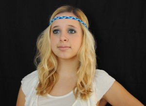 Braided Headband (Blue)